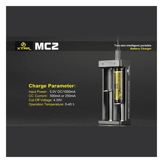 Chargeur MC2 XTAR Double accus