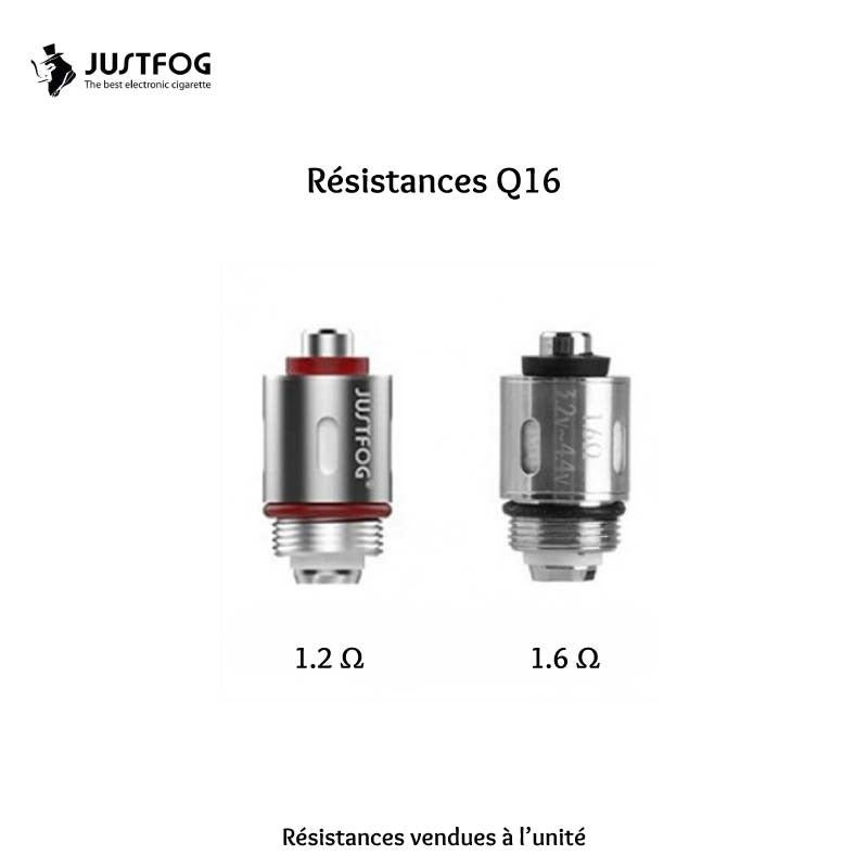 Résistance Q16, Q16 Pro, C14 - JustFog