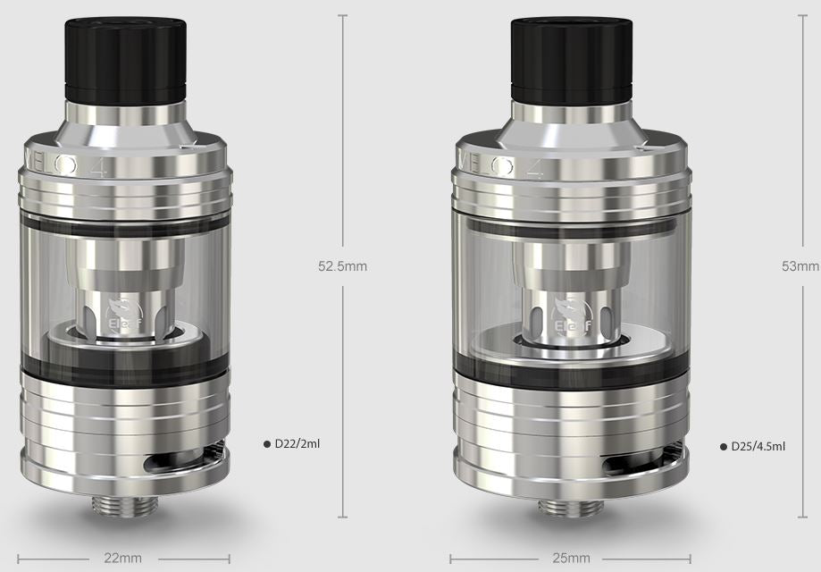 Clearomiseur Melo 4 Diamètre 25 mm : 4,5 ml - Eleaf