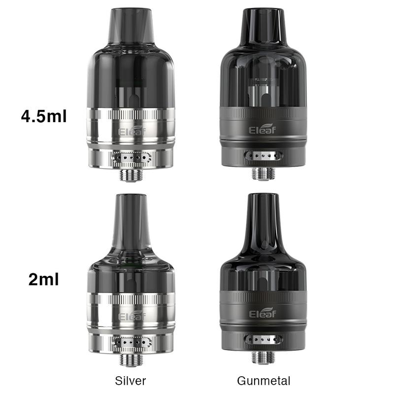 Clearomiseur GTL Tank Eleaf. Diamètre 25 mm : 4,5 ml