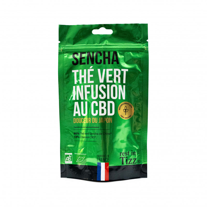 Thé Vert Infusion au CBD Bio